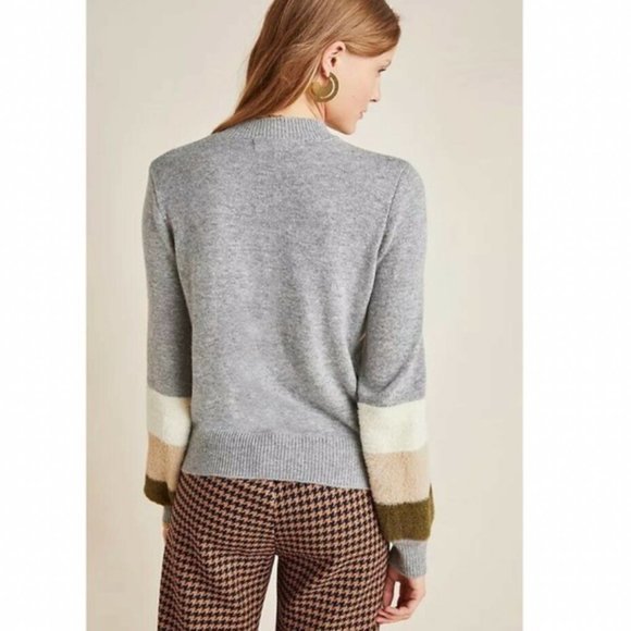 Cupcakes & Cashmere Drew‎ Sweater Colorblock Soft Fuzzy Sz Small - Picture 3 of 14